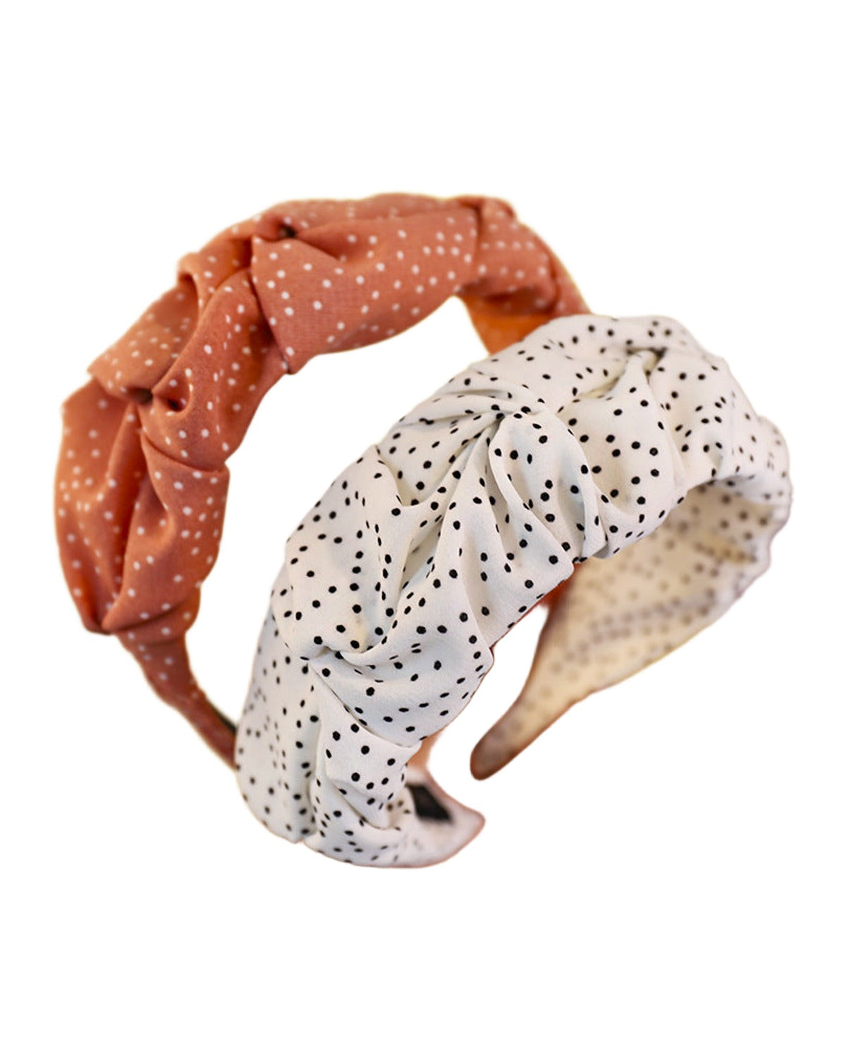Polka Dot Headband Hair Accessories Simple Folds Wide Brim photo 4