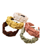 Polka Dot Headband Hair Accessories Simple Folds Wide Brim