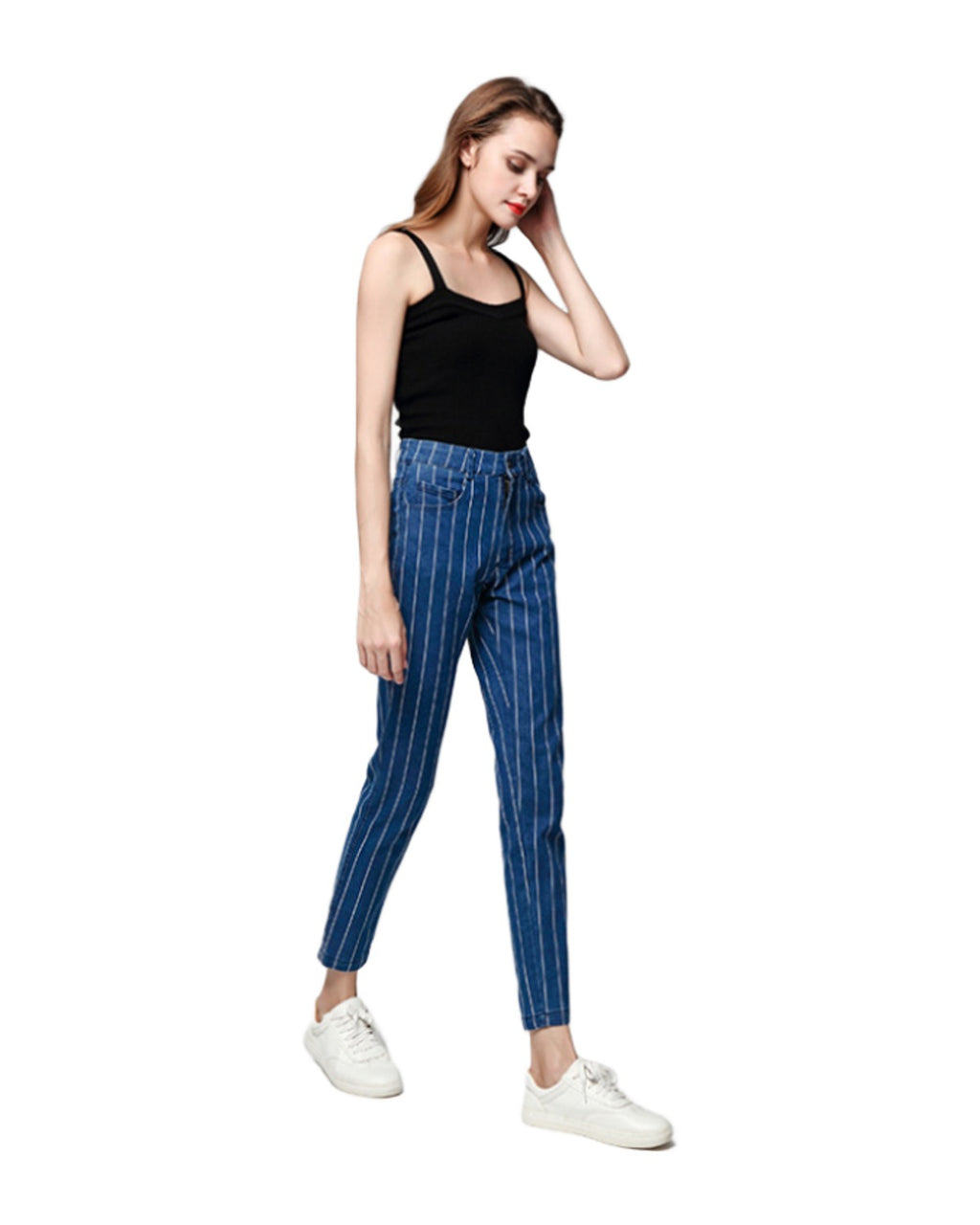 Stretch Striped Jeans photo 5