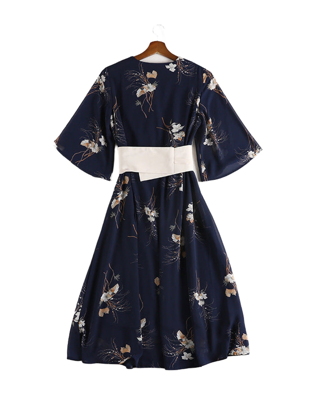 Floral V-neck Dress photo 4