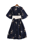 Floral V-neck Dress photo 4