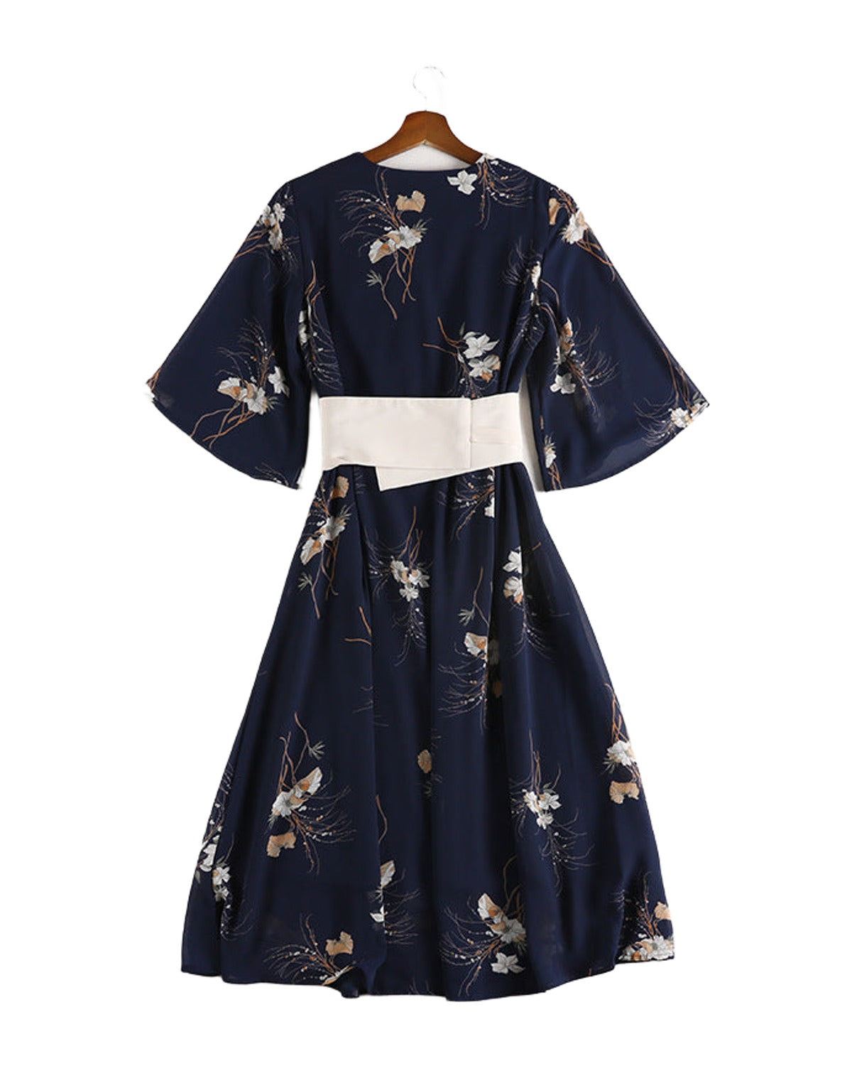 Floral V-neck Dress photo 4