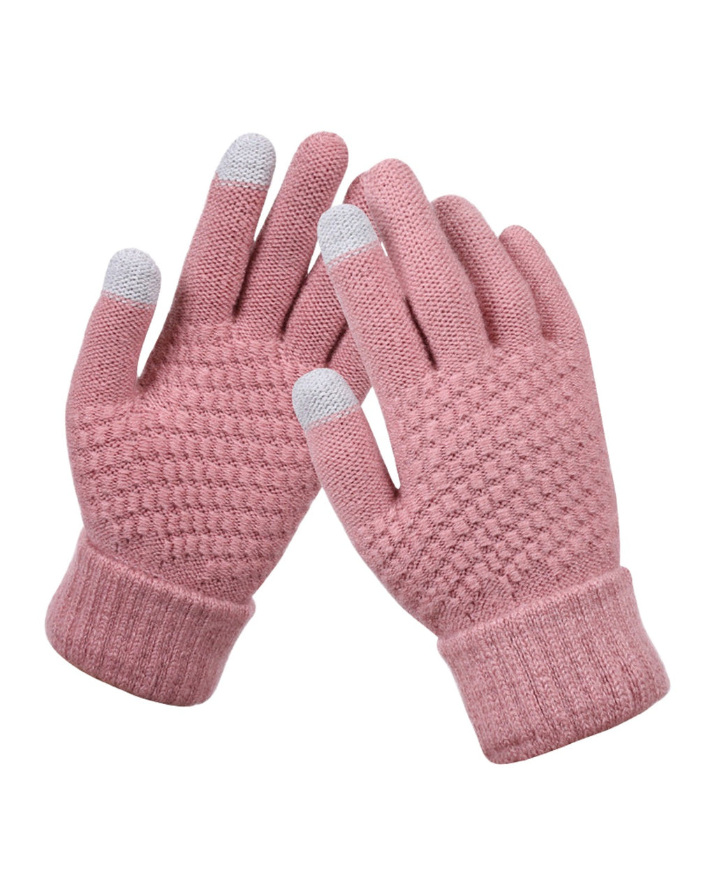 Couple Knitted Gloves Touch Screen photo 16