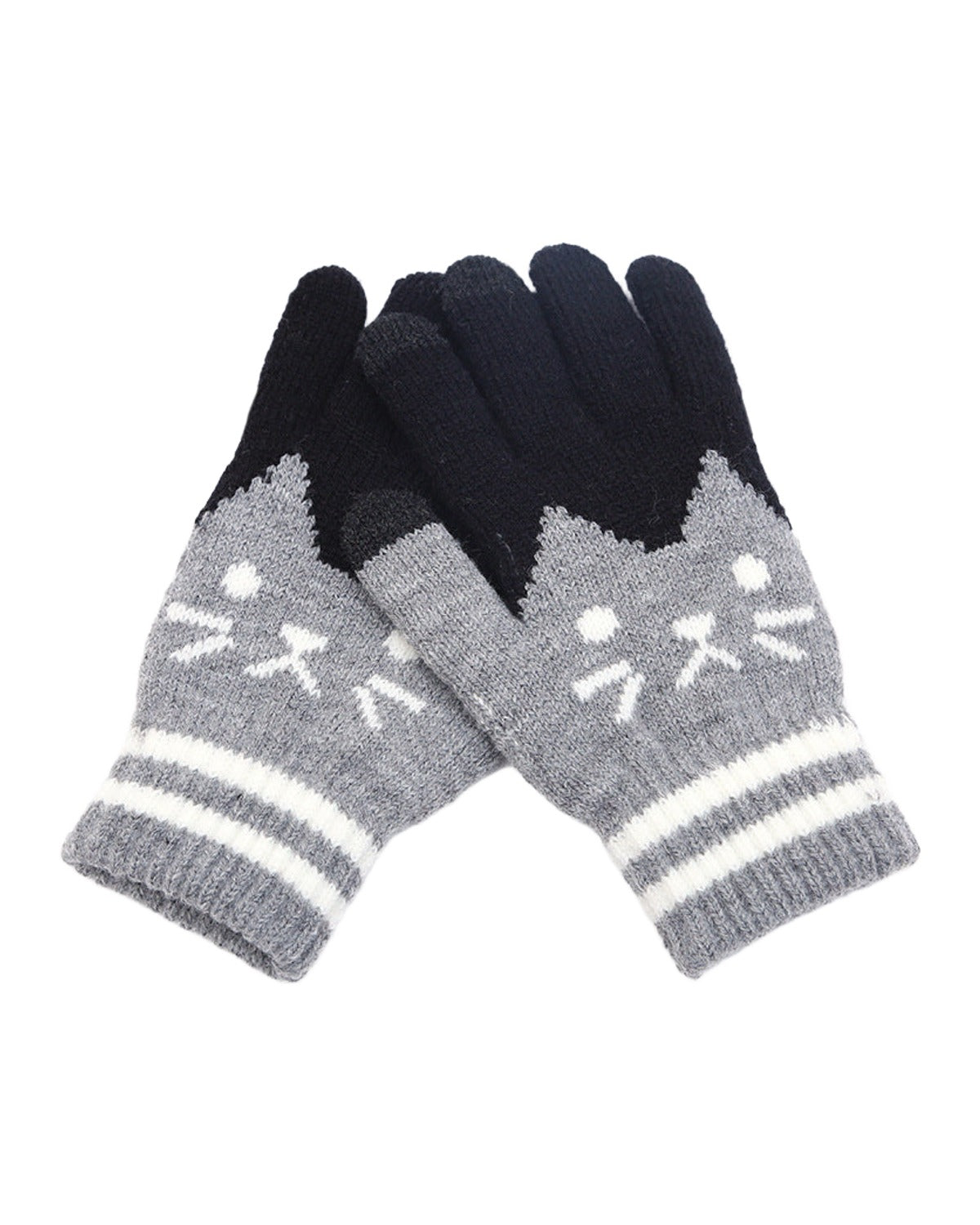 Couple Knitted Gloves Touch Screen photo 18