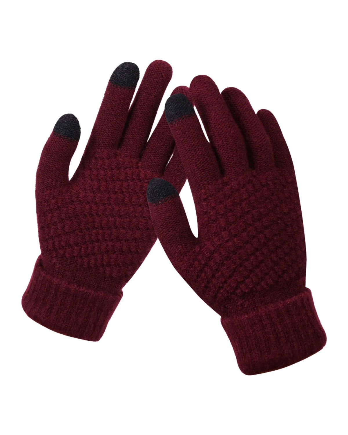 Couple Knitted Gloves Touch Screen photo 22