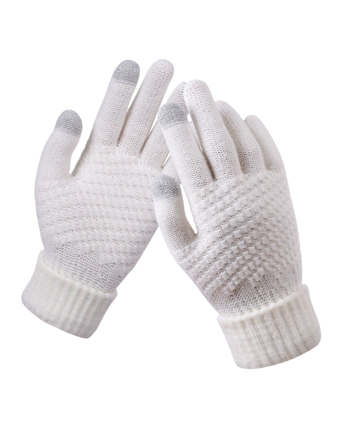 Couple Knitted Gloves Touch Screen photo 3