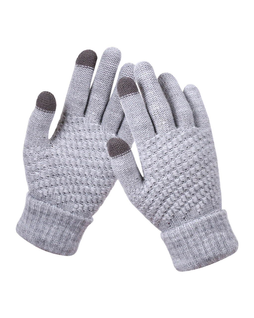 Couple Knitted Gloves Touch Screen photo 5