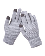 Couple Knitted Gloves Touch Screen photo 5