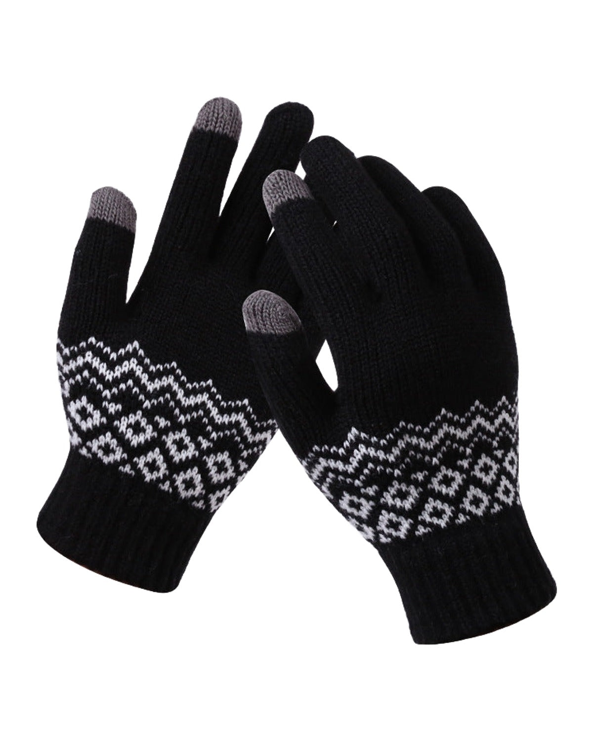 Couple Knitted Gloves Touch Screen photo 6