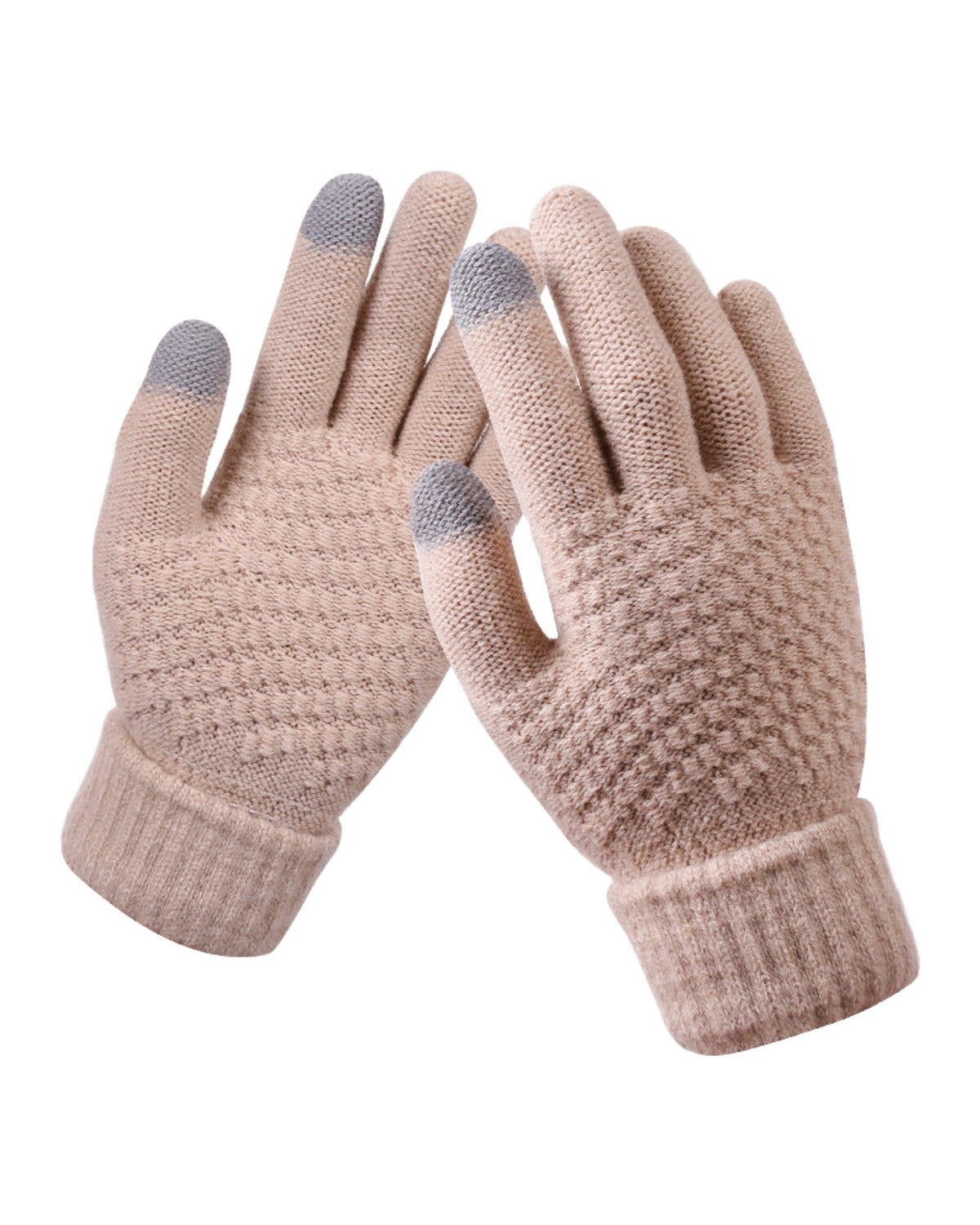 Couple Knitted Gloves Touch Screen photo 7