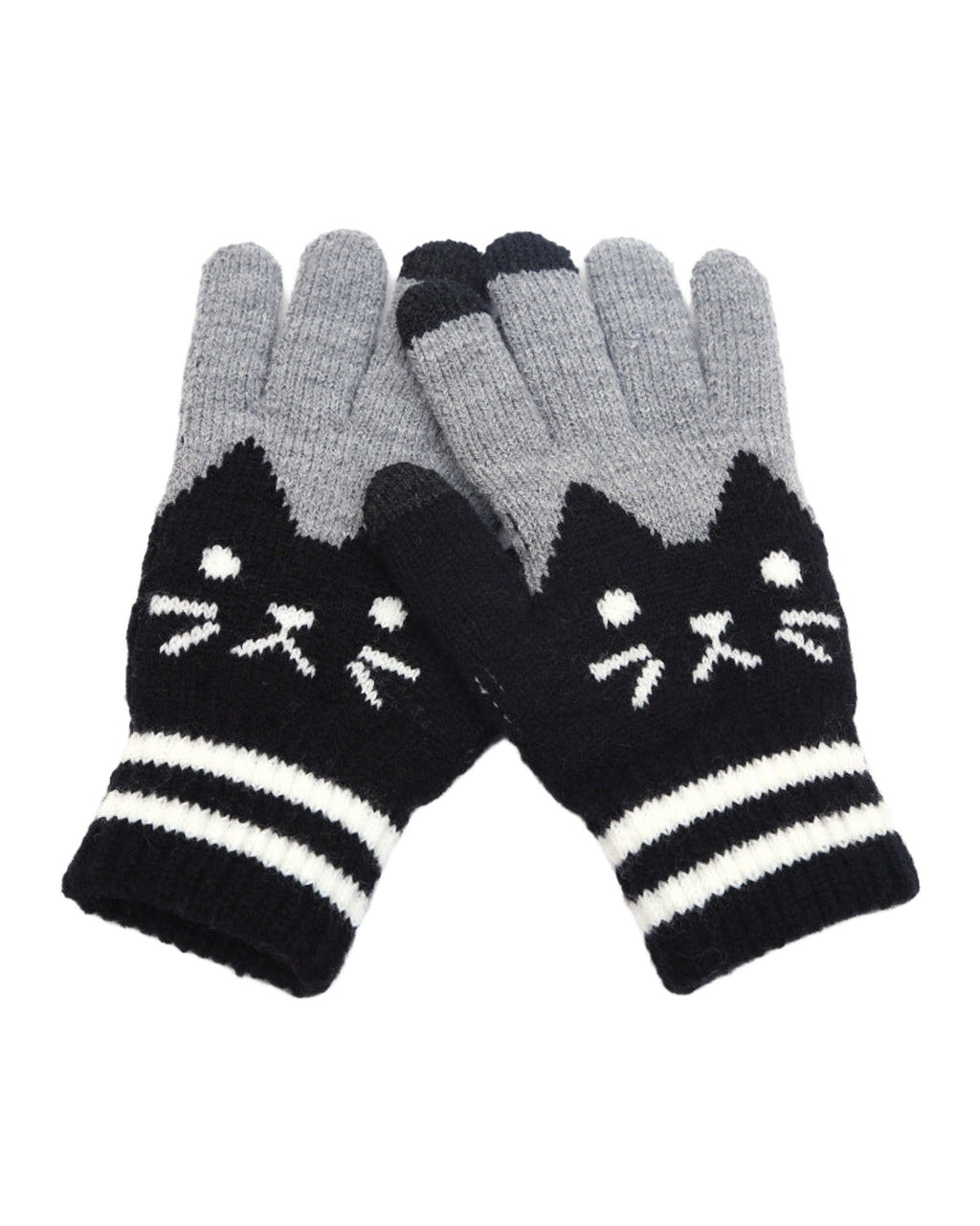 Couple Knitted Gloves Touch Screen photo 8