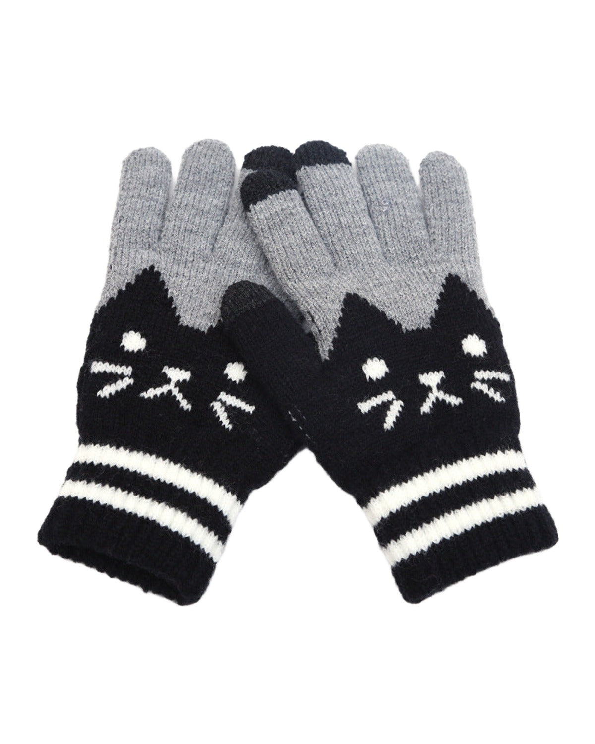 Couple Knitted Gloves Touch Screen photo 8