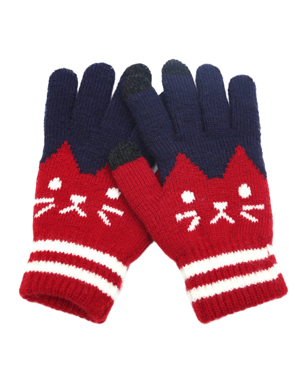 Couple Knitted Gloves Touch Screen photo 9