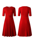 High Waist Pleated Dress photo 4