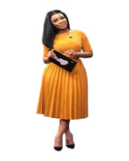 High Waist Pleated Dress photo 6