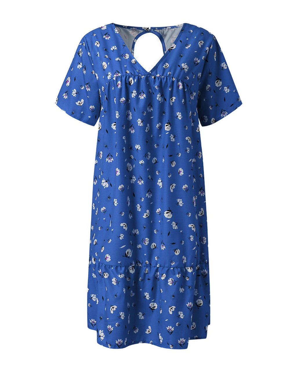 Print V-neck Dress photo 5