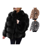 Faux Fur Stitching Jacket photo 1
