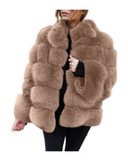 Faux Fur Stitching Jacket photo 5