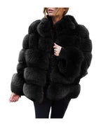 Faux Fur Stitching Jacket photo 6