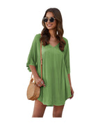 Casual V-neck Dress photo 11