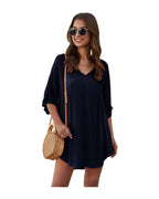 Casual V-neck Dress photo 13