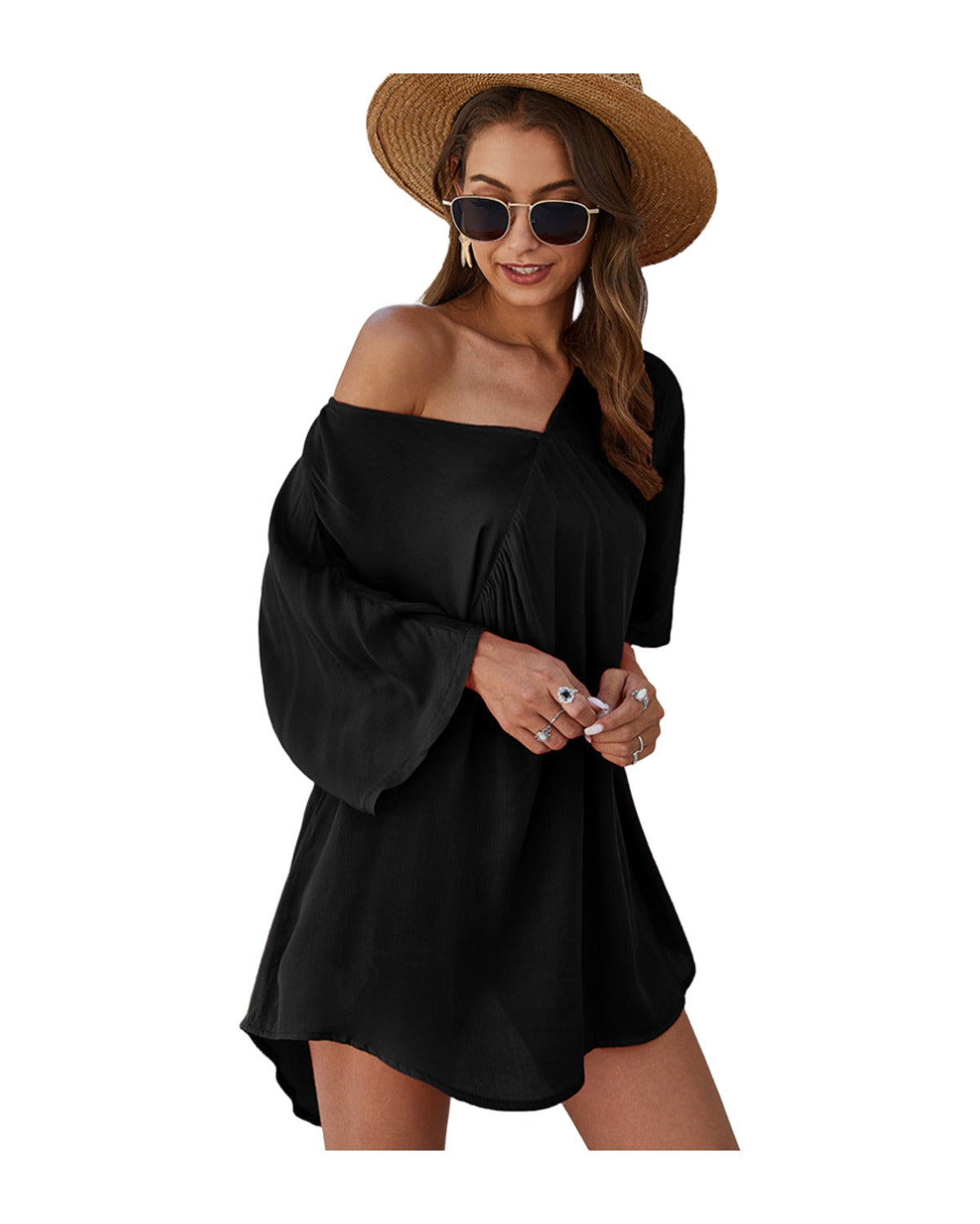 Casual V-neck Dress photo 14
