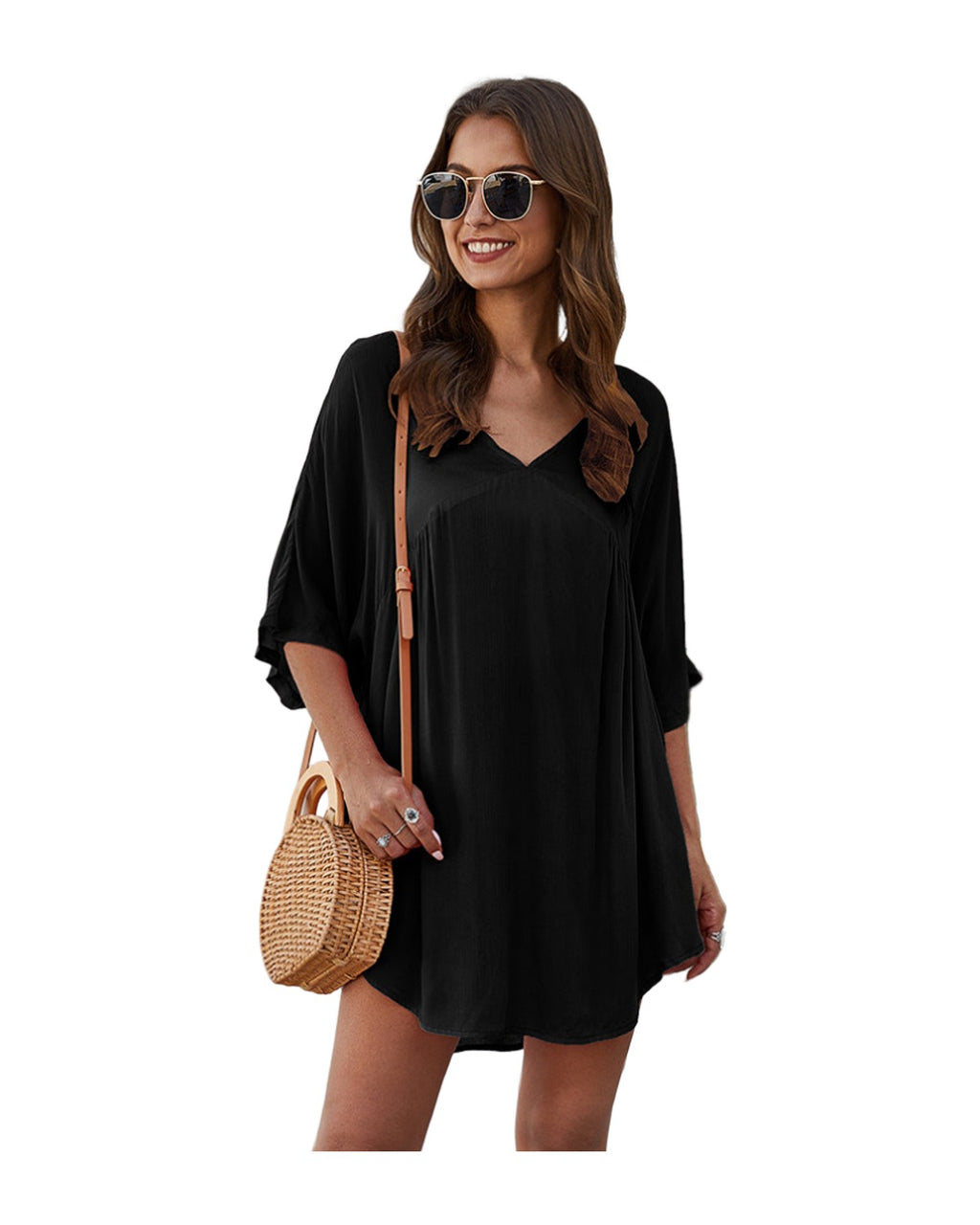 Casual V-neck Dress photo 3