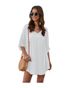 Casual V-neck Dress photo 4
