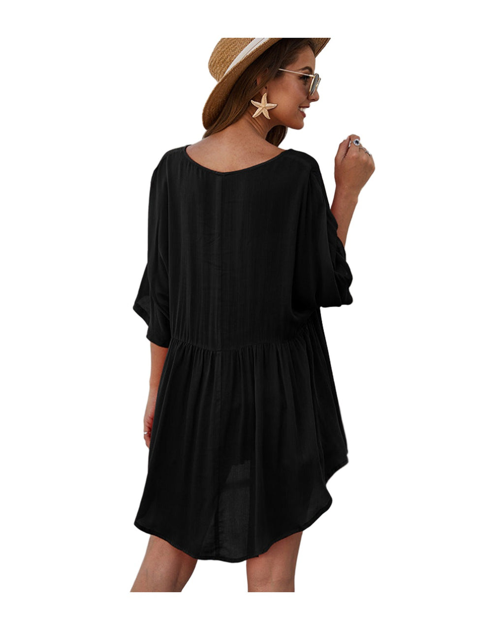 Casual V-neck Dress photo 5