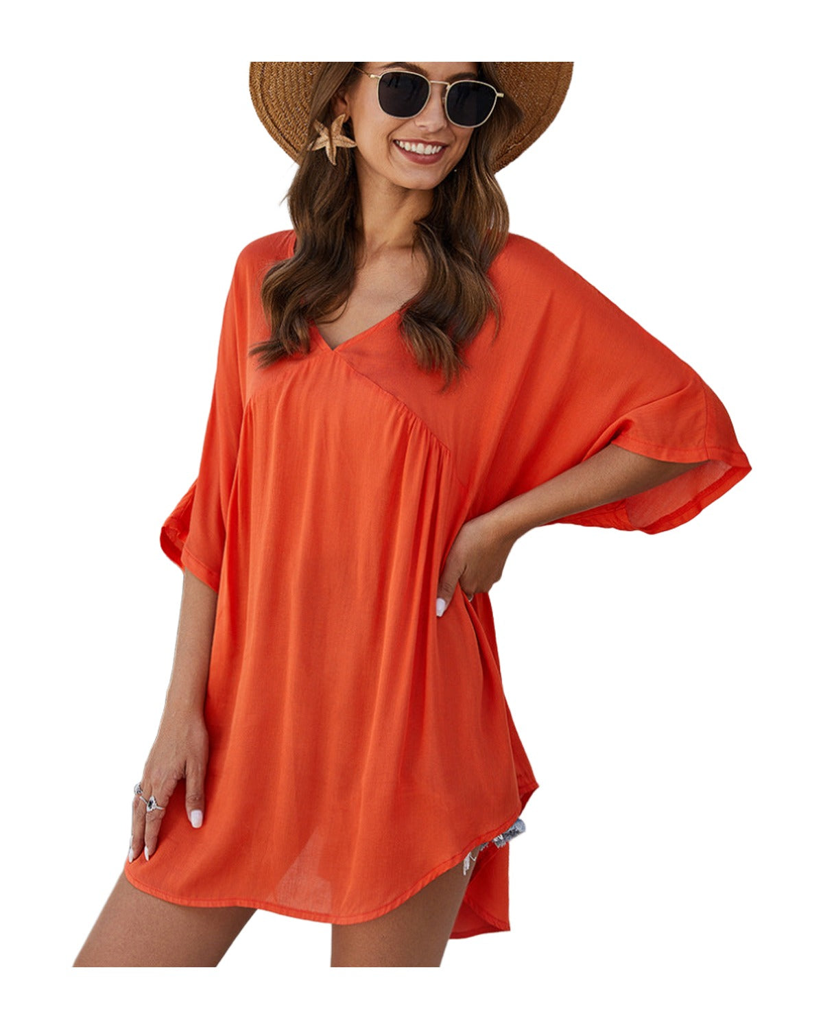 Casual V-neck Dress photo 6