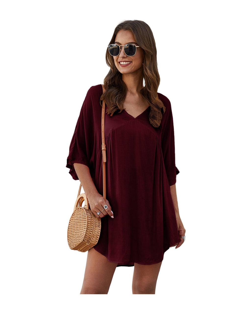 Casual V-neck Dress photo 9