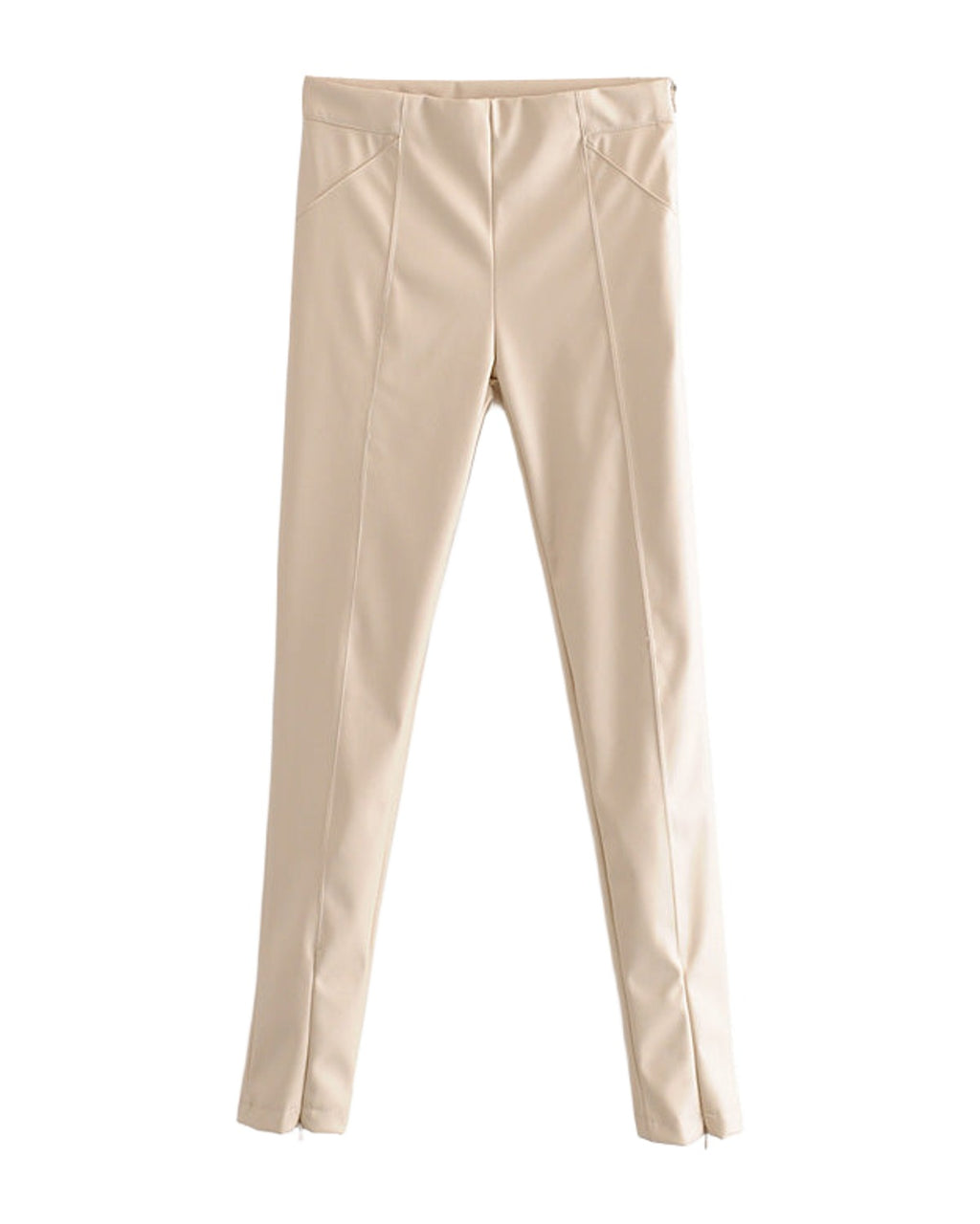 Mid-rise Faux Leather Leggings photo 7