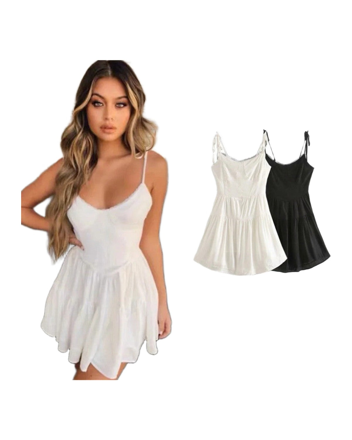 V-neck Sling Dress photo 1
