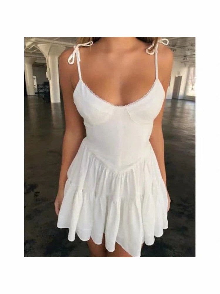 V-neck Sling Dress
