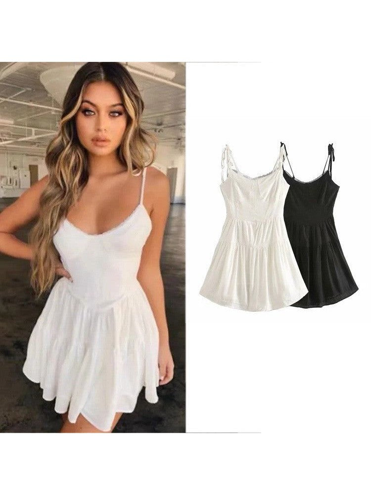 V-neck Sling Dress