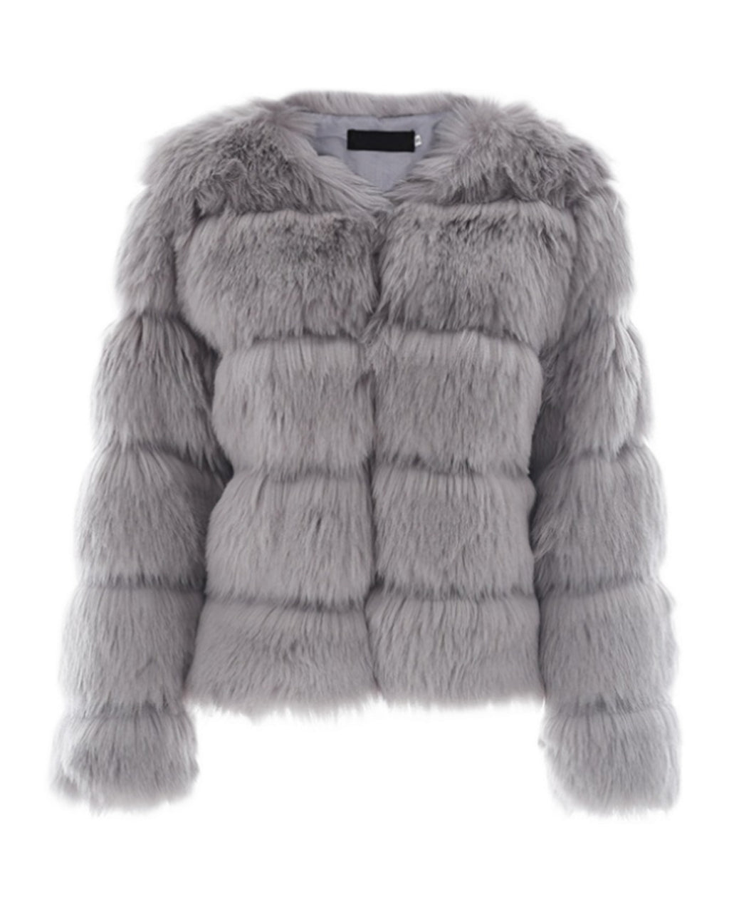 Faux Furry Slim Mink Jacket Short Faux Fur Fur Coat photo 9