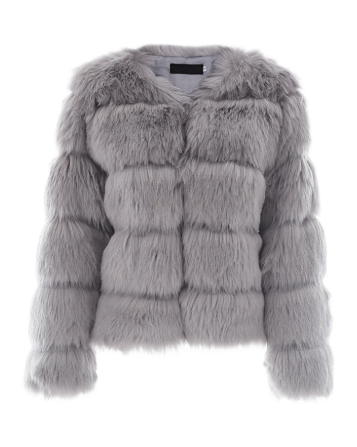 Faux Furry Slim Mink Jacket Short Faux Fur Fur Coat photo 9