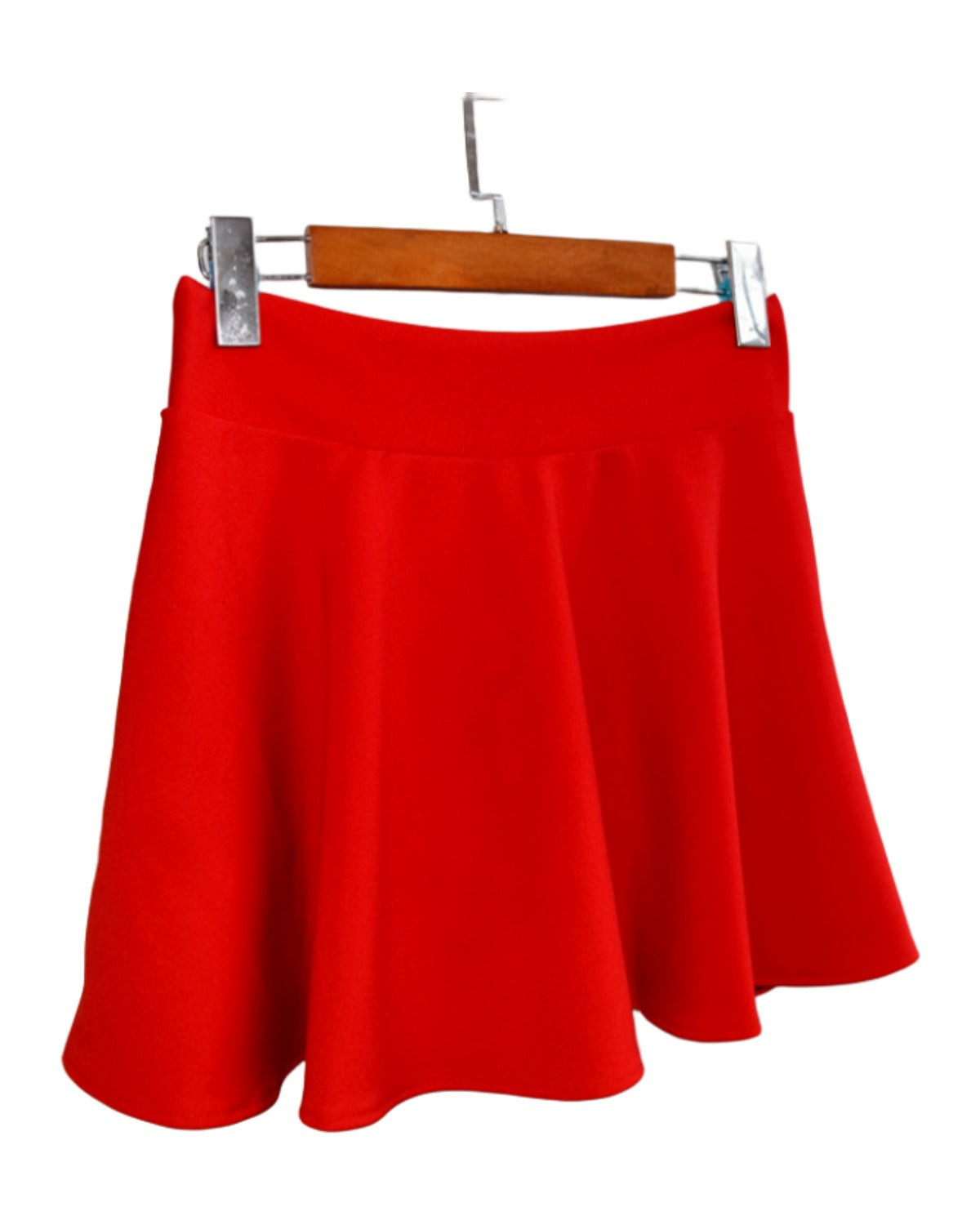 Skirt A-line Half-length Pleated High Waist Anti-light photo 10