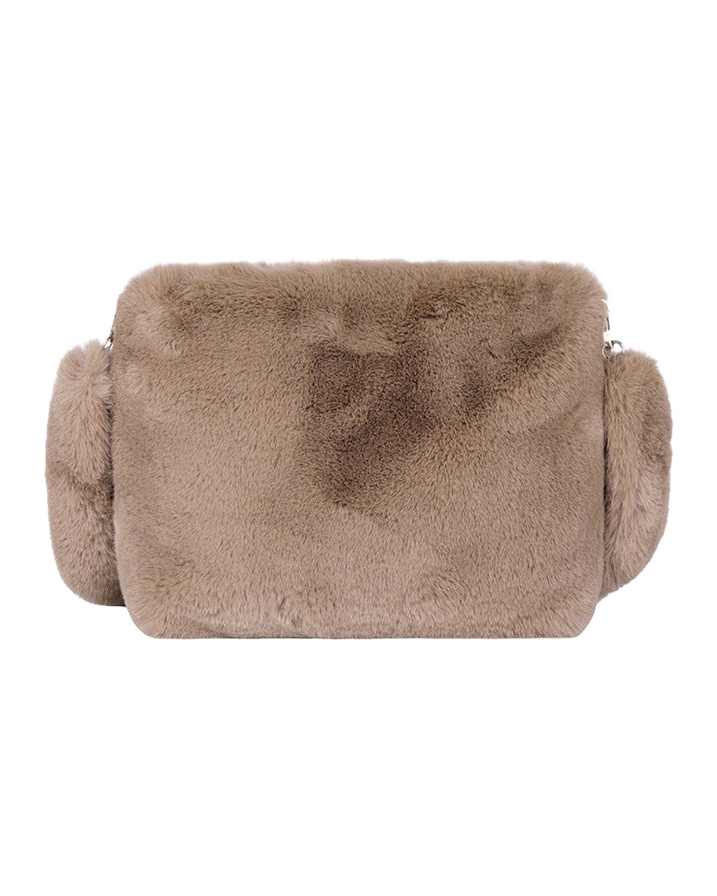 Korean Retro One-shoulder Messenger Plush Bag photo 13
