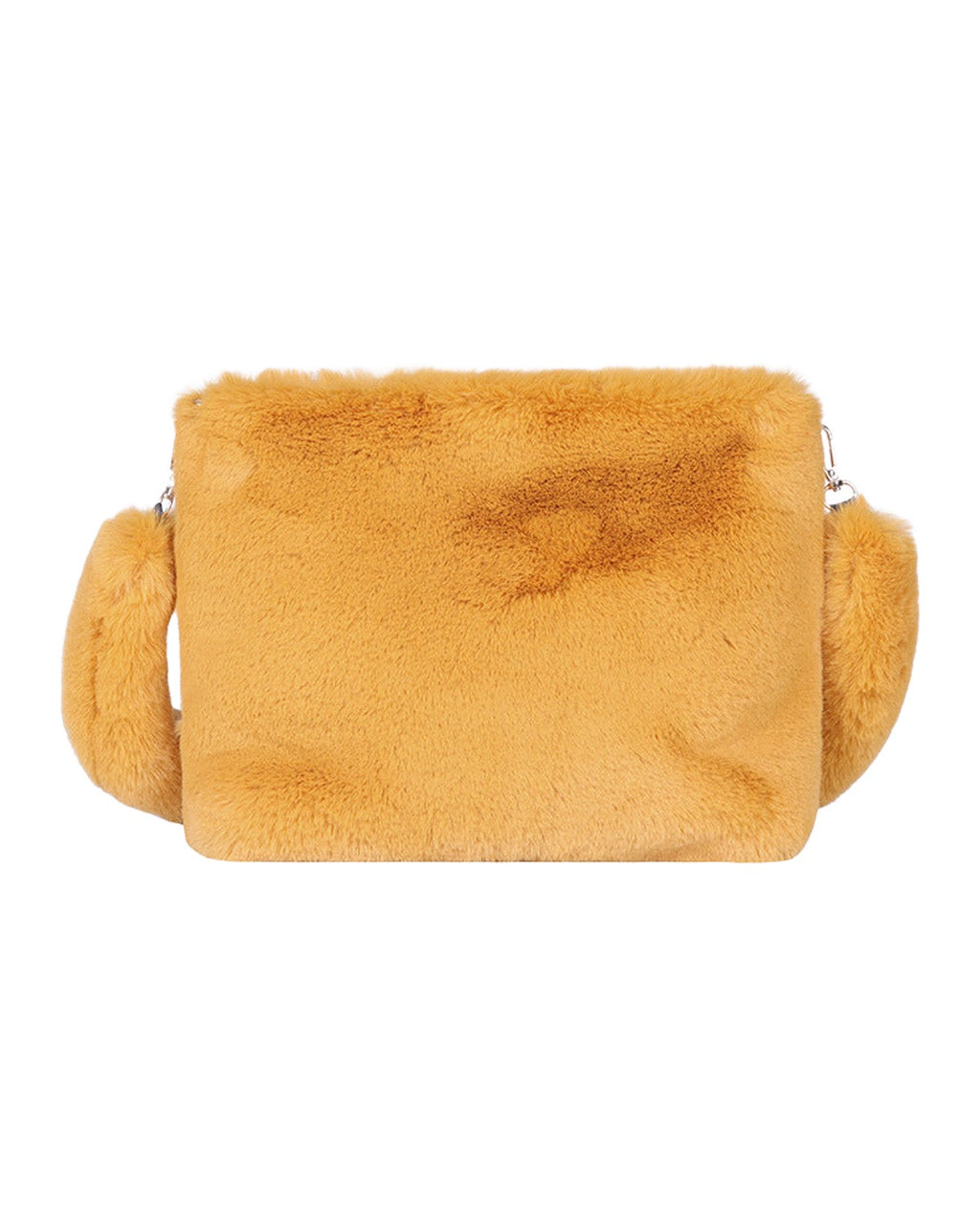 Korean Retro One-shoulder Messenger Plush Bag photo 14