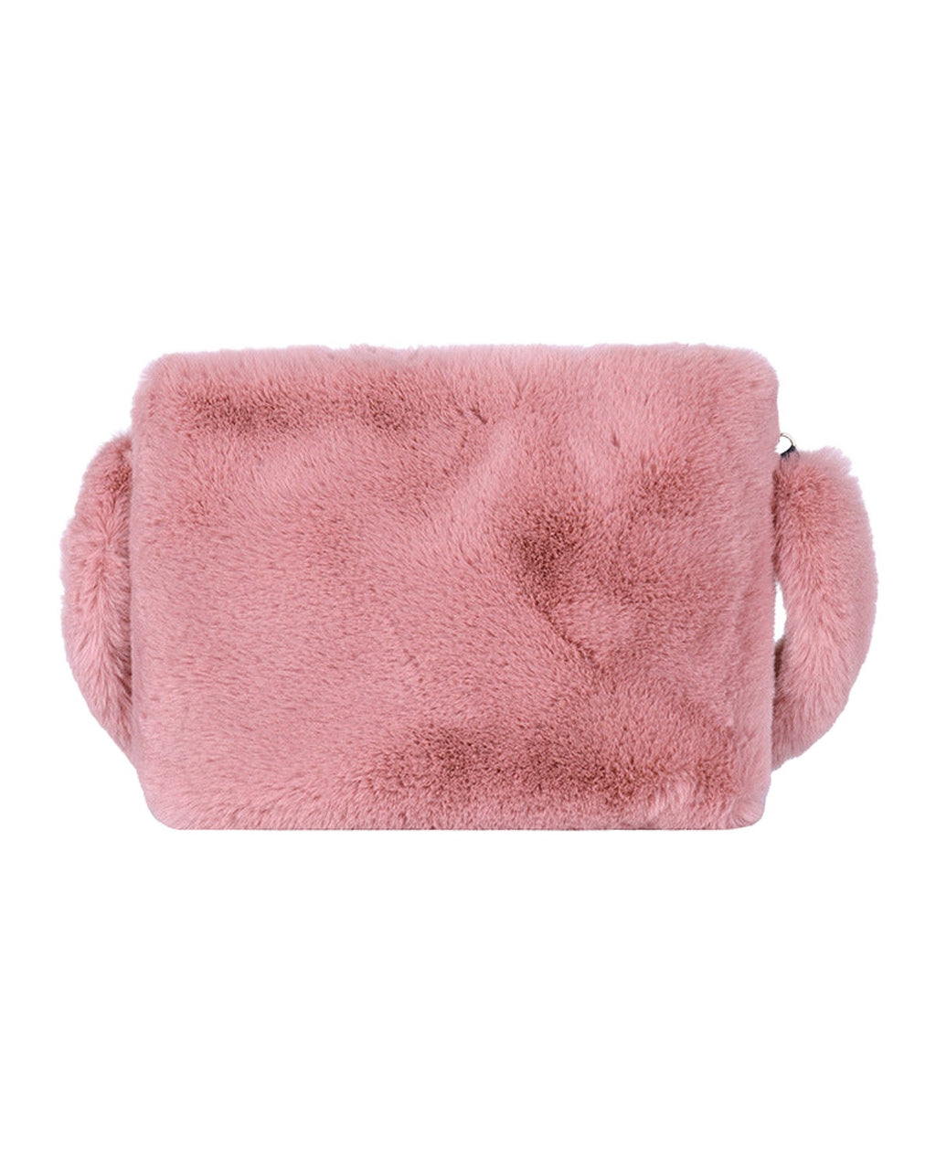 Korean Retro One-shoulder Messenger Plush Bag photo 9