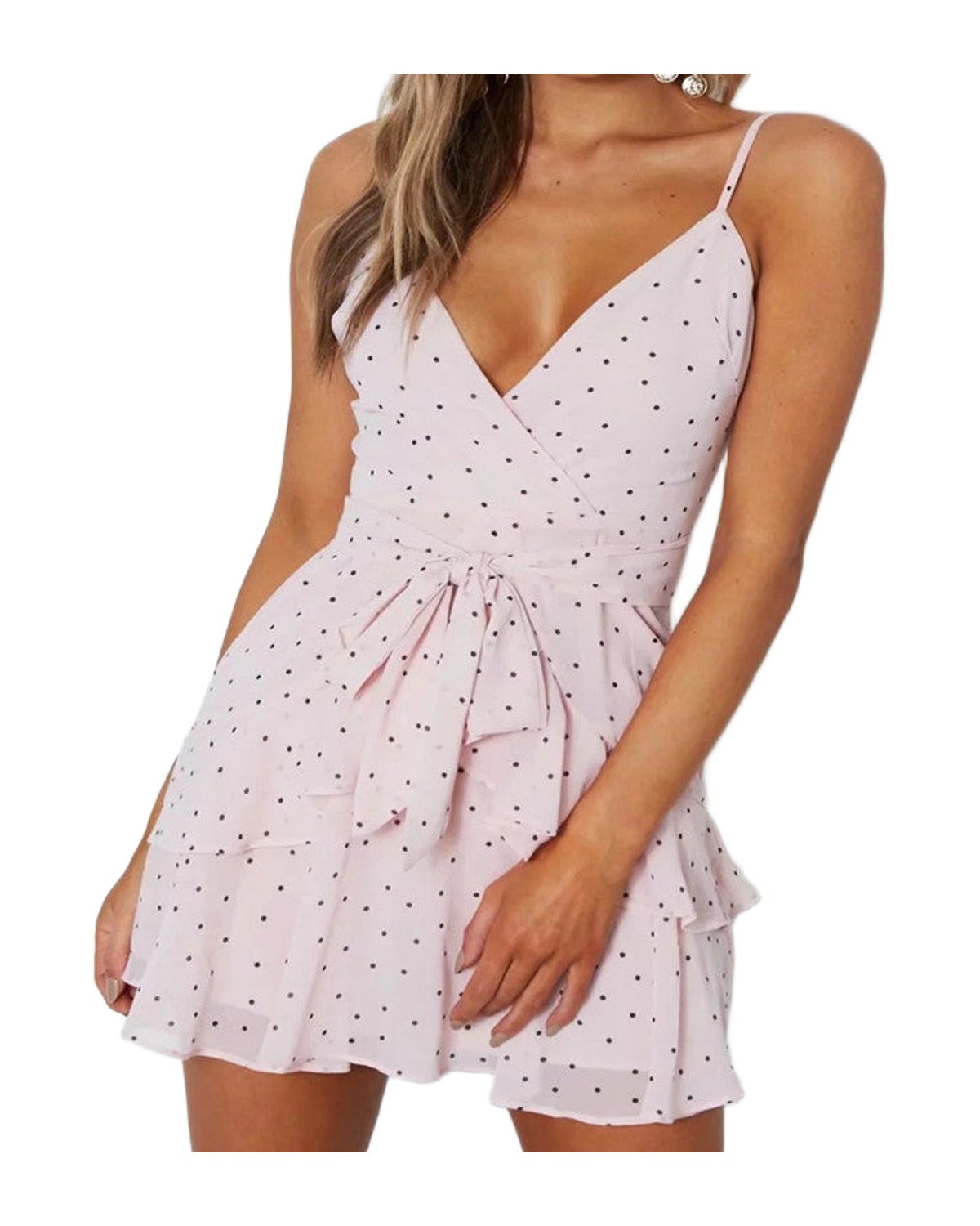Polka Dot Ruffle Dress photo 1