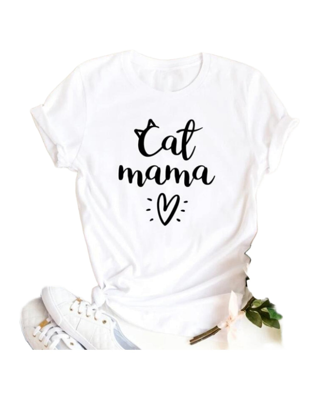 Cat Mama Graphic Tee photo 2