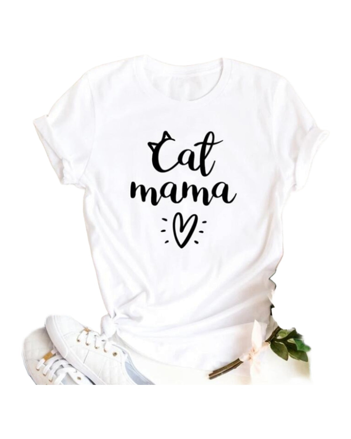 Cat Mama Graphic Tee photo 2