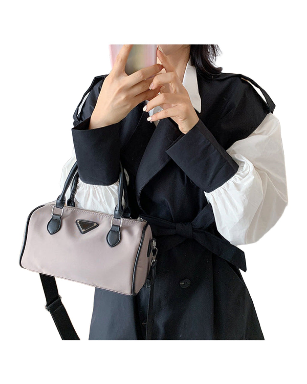 Canvas Boston Bag Shoulder photo 3
