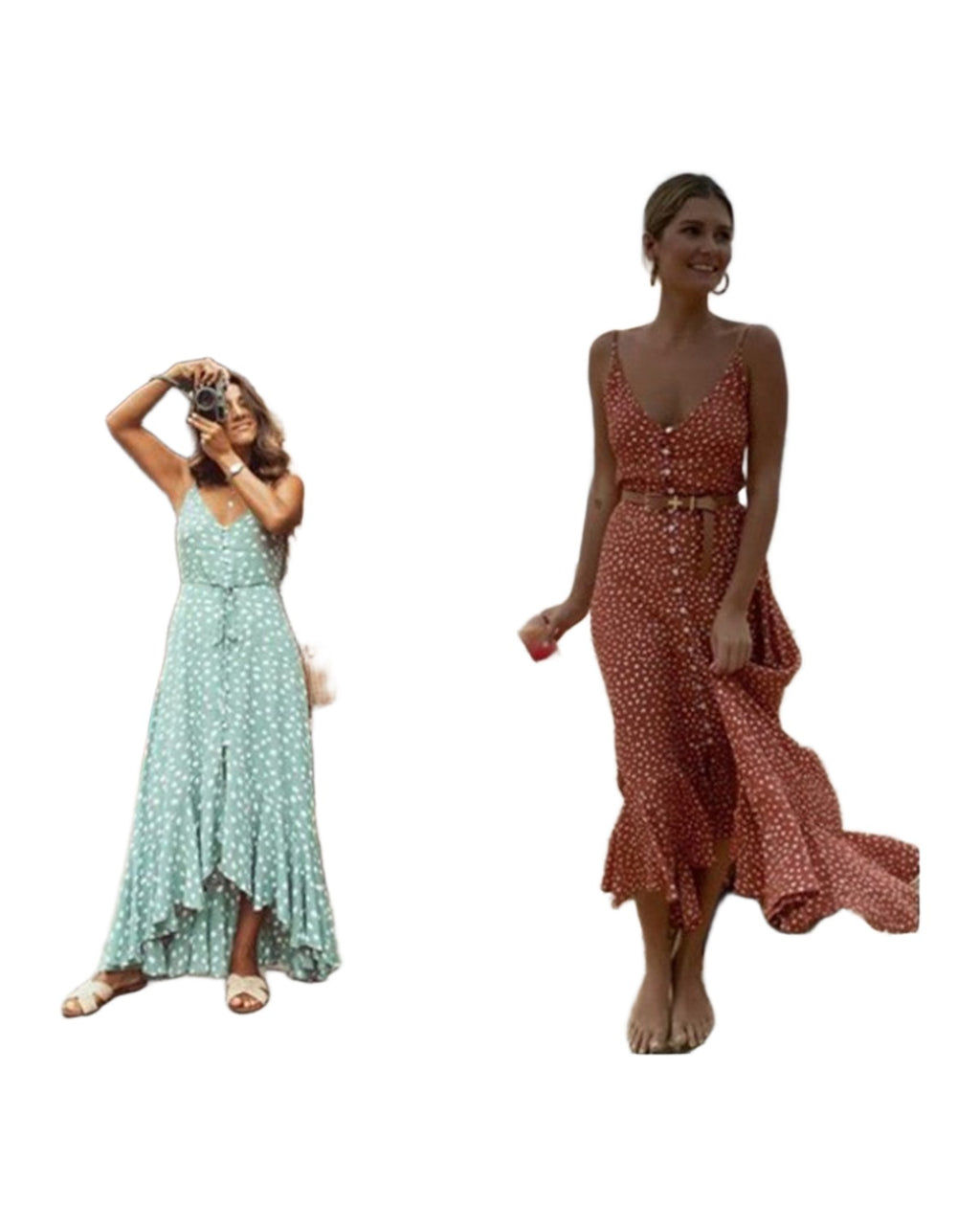 Polka Dot Ruffle Dress photo 1