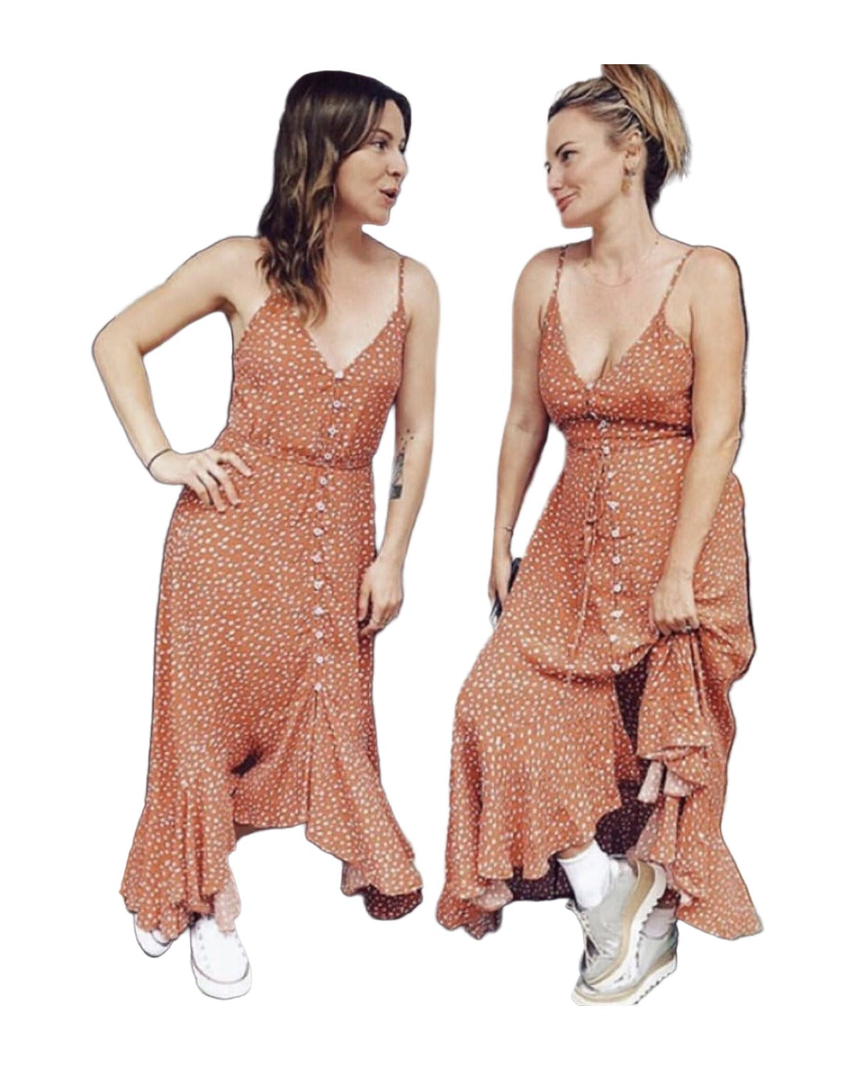 Polka Dot Ruffle Dress photo 5