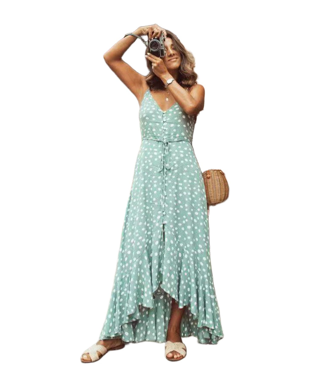 Polka Dot Ruffle Dress photo 9