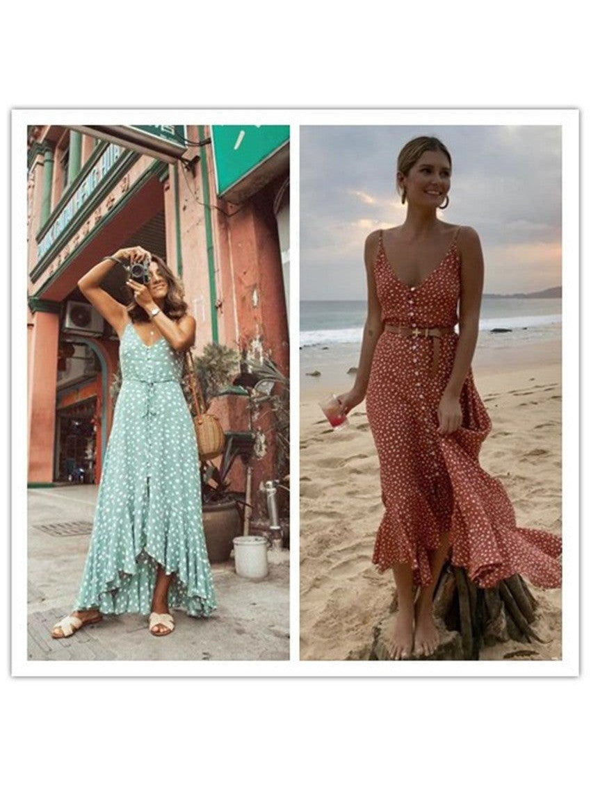 Polka Dot Ruffle Dress