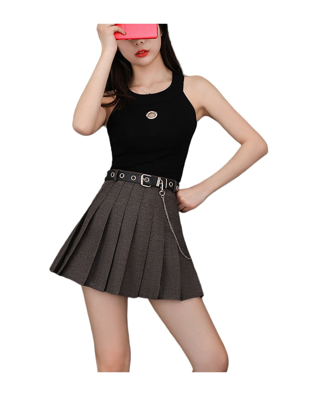 Punk Street Skirt Pleated photo 7